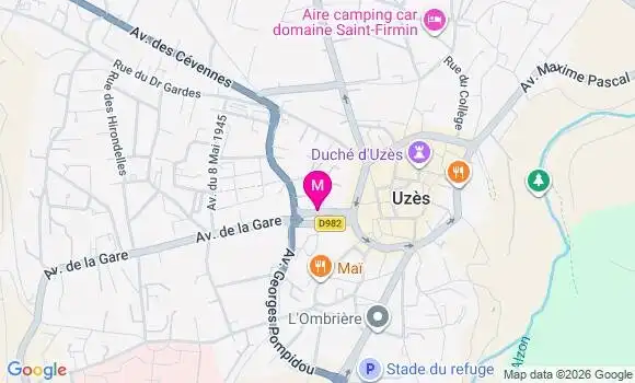 Localisation Uzes - 30700