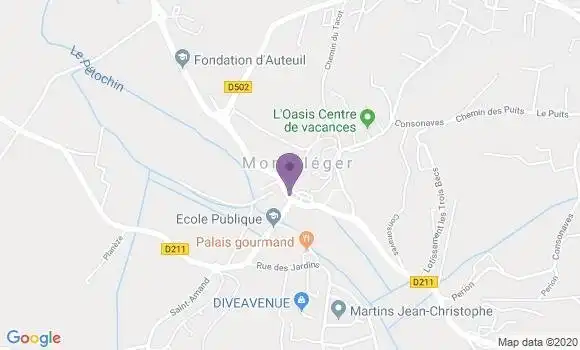 Localisation Monteleger Bp - 26760
