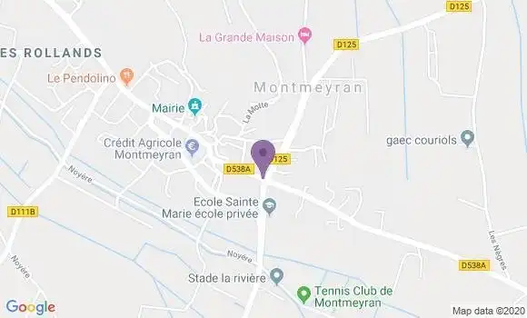 Localisation Montmeyran Bp - 26120