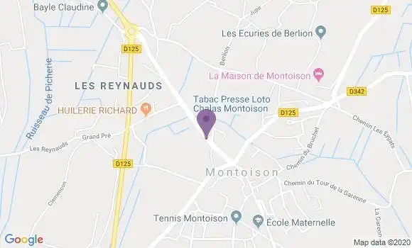 Localisation Montoison Bp - 26800