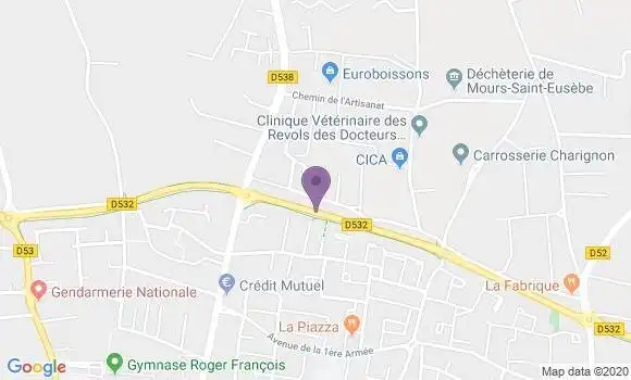 Localisation Peyrins Bp - 26380