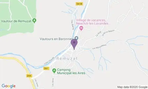 Localisation Remuzat - 26510