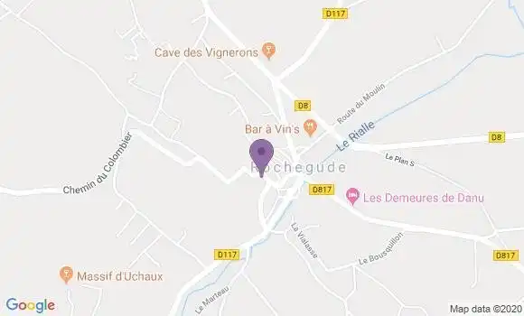 Localisation Rochegude Bp - 26790