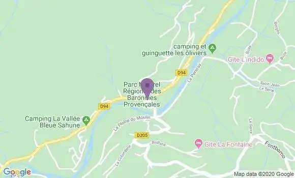 Localisation Sahune Ap - 26510