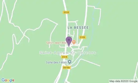Localisation Saint Agnan En Vercors Ap - 26420