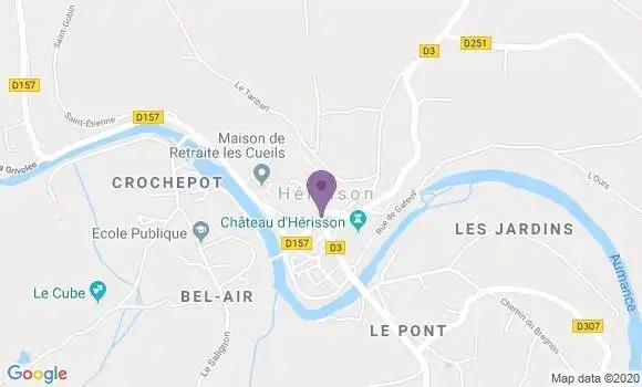 Localisation Herisson Bp - 03190