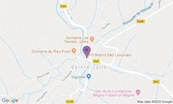 Localisation Sainte Jalle - 26110