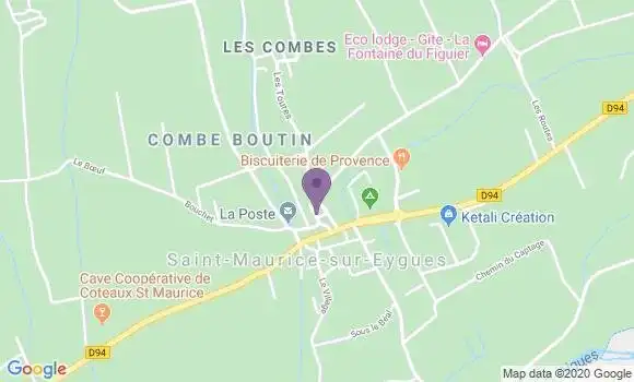 Localisation Saint Maurice sur Eygues - 26110