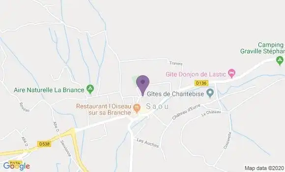 Localisation Saou Bp - 26400