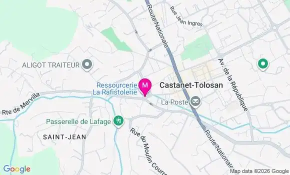 Localisation Castanet Tolosan - 31320