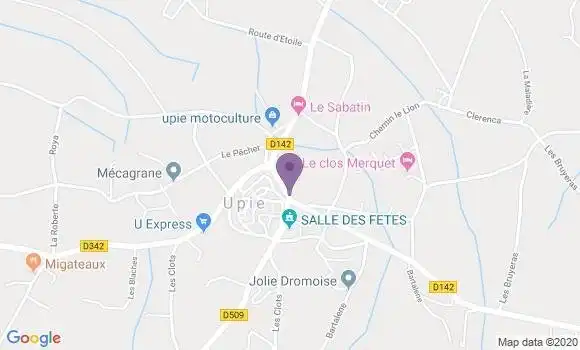 Localisation Upie Ap - 26120