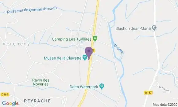 Localisation Vercheny Bp - 26340