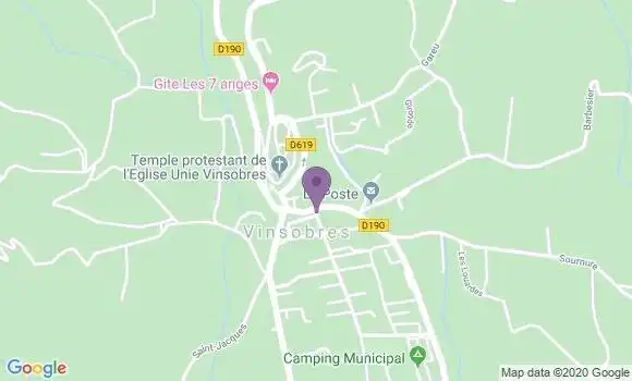 Localisation Vinsobres Bp - 26110