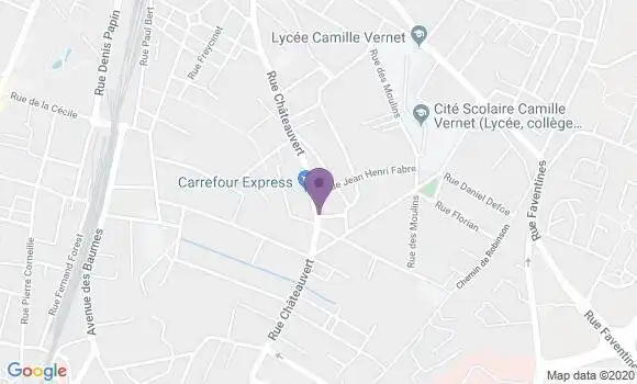 Localisation Valence Chateauvert - 26000