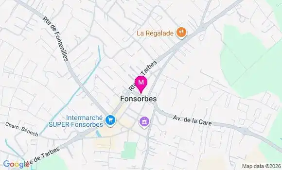 Localisation Fonsorbes - 31470