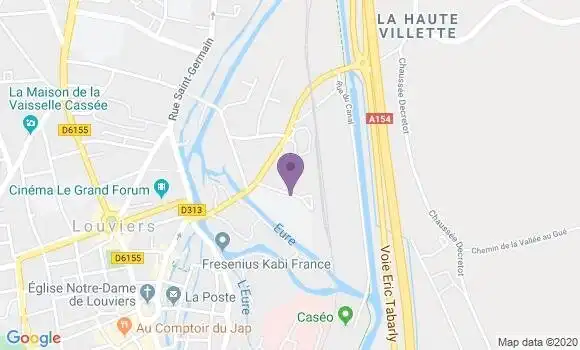 Localisation Acquigny Bp - 27400