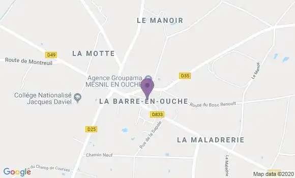 Localisation La Barre En Ouche Bp - 27330