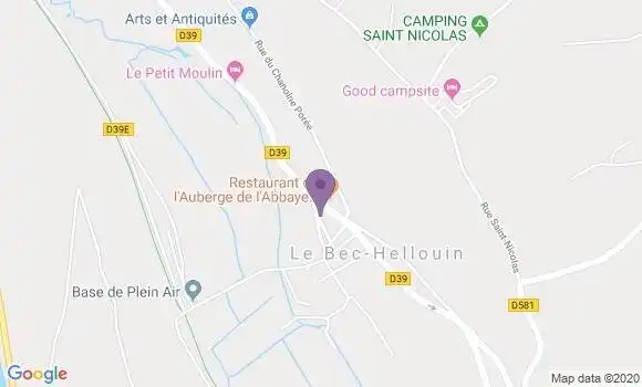 Localisation Le Bec Hellouin Ap - 27800