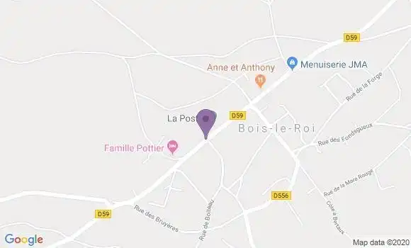 Localisation Bois le Roi Bp - 27220