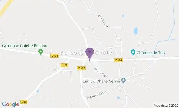 Localisation Boissey le Chatel Bp - 27520
