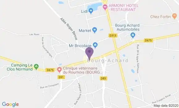 Localisation Bourg Achard - 27310