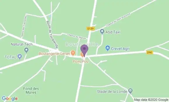 Localisation Bourneville Bp - 27500