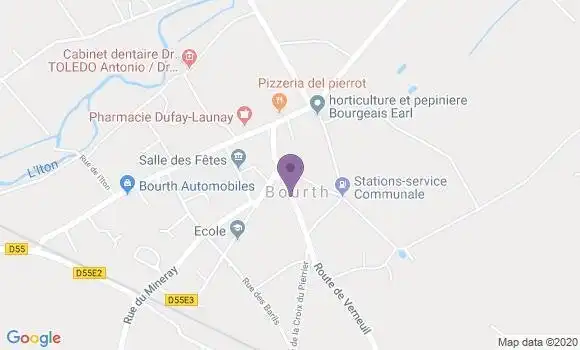 Localisation Bourth Bp - 27580
