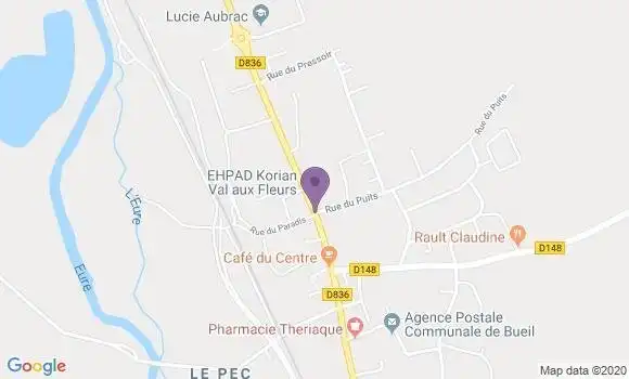 Localisation Bueil Bp - 27730