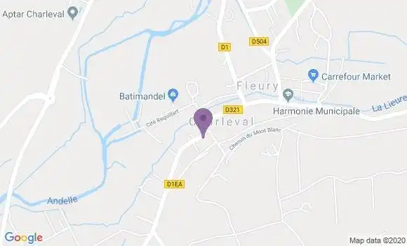 Localisation Charleval - 27380