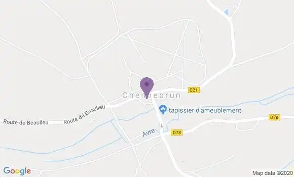 Localisation Chennebrun Ap - 27820