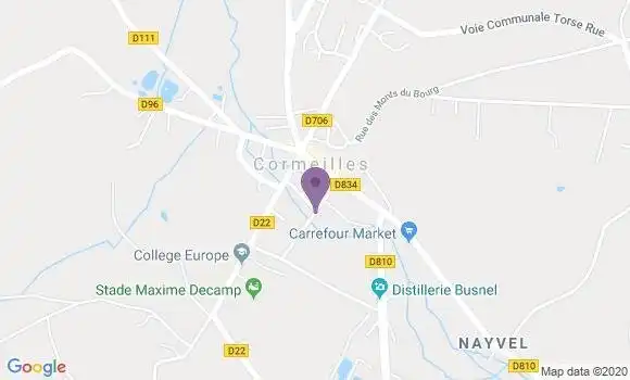 Localisation Cormeilles - 27260