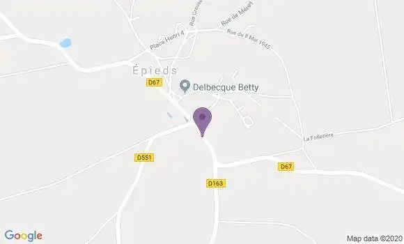 Localisation La Couture Boussey Bp - 27750