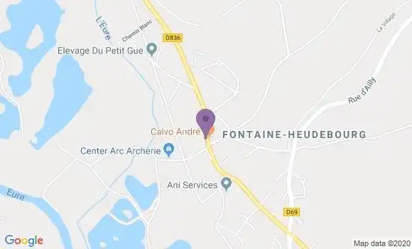 Localisation La Croix St Leufroy Bp - 27490