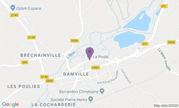 Localisation Damville Bp - 27240