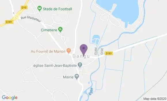 Localisation Dangu Bp - 27720