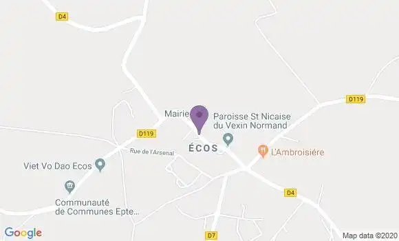 Localisation Ecos Bp - 27630
