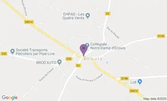 Localisation Ecouis Bp - 27440
