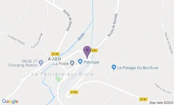 Localisation La Ferriere sur Risle Bp - 27760