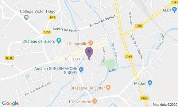 Localisation Gisors - 27140