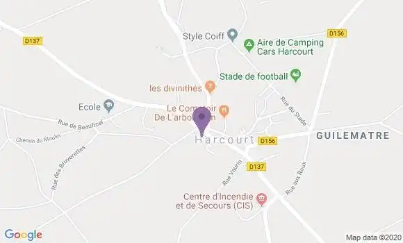 Localisation Harcourt Ap - 27800