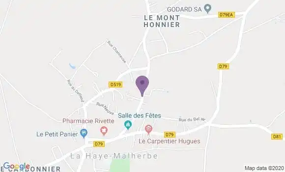 Localisation La Haye Malherbe Bp - 27400
