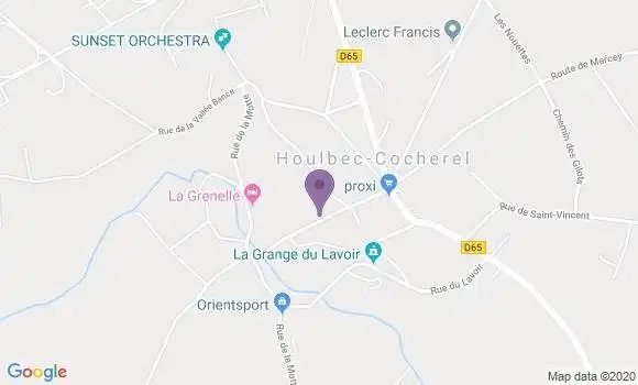 Localisation Houlbec Cocherel Ap - 27120