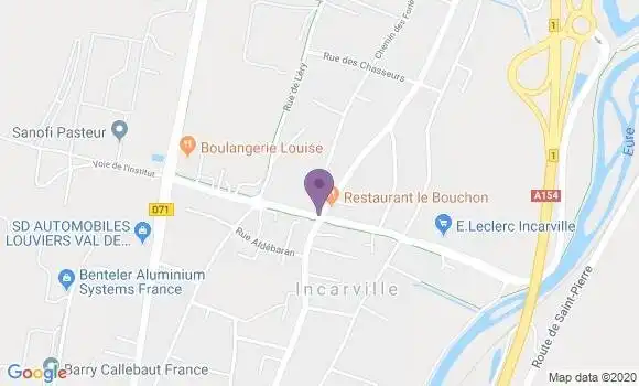 Localisation Incarville Bp - 27400