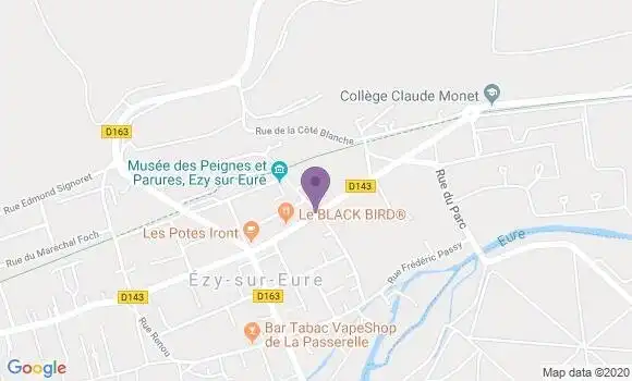 Localisation Ivry la Bataille - 27540