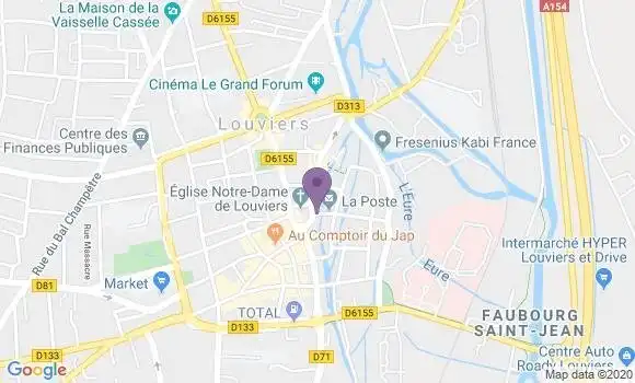 Localisation Louviers - 27400