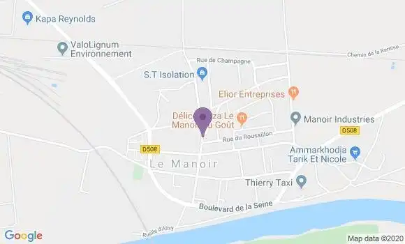 Localisation Le Manoir Bp - 27460