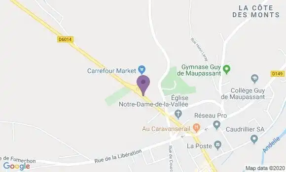 Localisation Menesqueville Bp - 27850