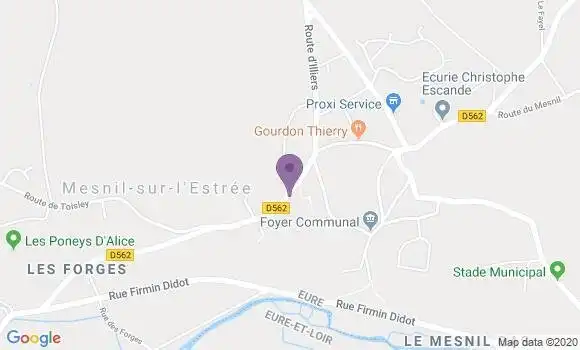 Localisation Mesnil sur l