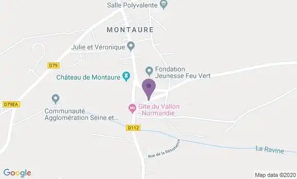 Localisation Montaure Bp - 27400
