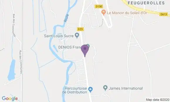 Localisation Nassandres Bp - 27550
